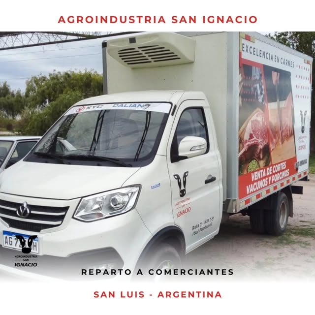 Camión de reparto de Agroindustria San Ignacio